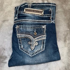 LIKE NEW Rock Revival Bling Jeans